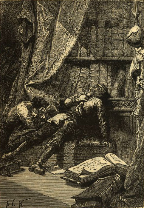 Salón-biblioteca del Nautilus con ventanales al océano